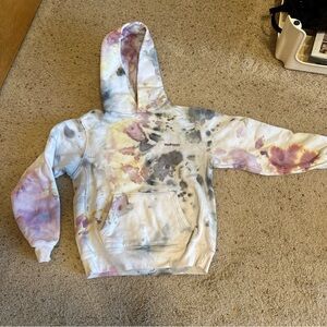 Mad Happy International Women’s Day hooded sweatshirt. Size XS tie dye
